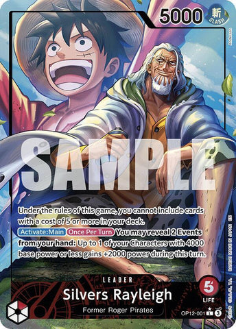 Silvers Rayleigh - Alternate Art - Foil (Legacy of the Master)(OP12-001)(L)
