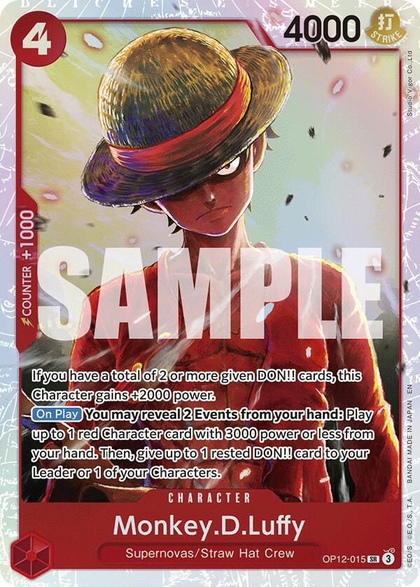 Monkey.D.Luffy - Foil (Legacy of the Master)(OP12-015)(SR)