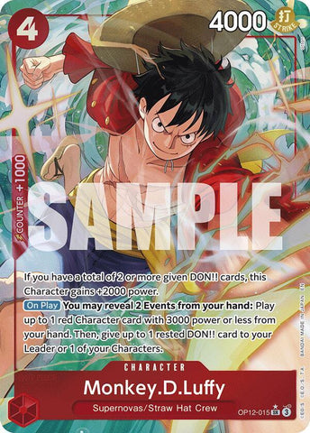 Monkey.D.Luffy - Alternate Art - Foil (Legacy of the Master)(OP12-015)(SR)