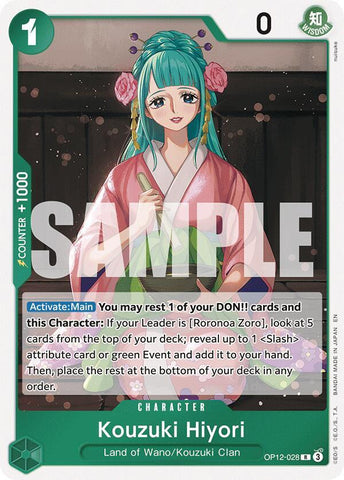 Kouzuki Hiyori - Foil (Legacy of the Master)(OP12-028)(R)
