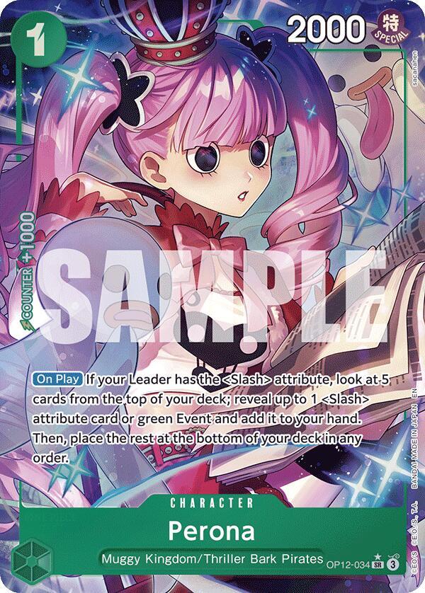 Perona - Alternate Art - Foil (Legacy of the Master)(OP12-034)(SR)