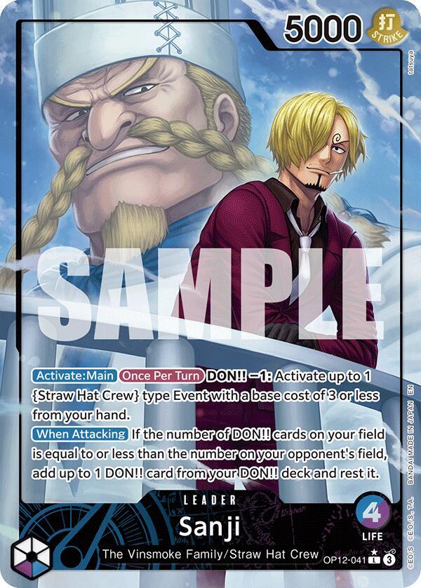 Sanji (041) - Alternate Art - Foil (Legacy of the Master)(OP12-041)(L)