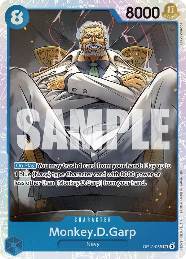 Monkey.D.Garp - Foil (Legacy of the Master)(OP12-056)(SR)