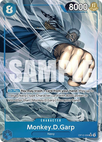 Monkey.D.Garp - Alternate Art - Foil (Legacy of the Master)(OP12-056)(SR)