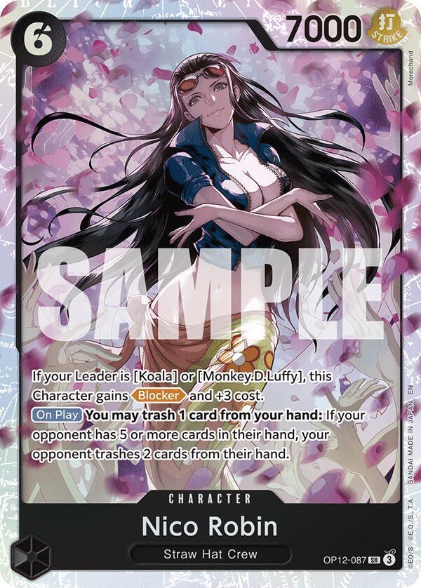 Nico Robin - Foil (Legacy of the Master)(OP12-087)(SR)