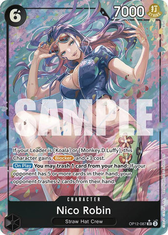 Nico Robin - Alternate Art - Foil (Legacy of the Master)(OP12-087)(SR)