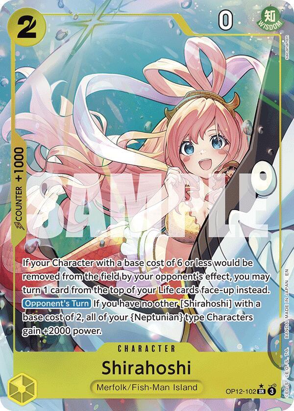 Shirahoshi - Alternate Art - Foil (Legacy of the Master)(OP12-102)(SR)