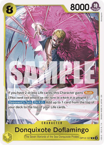 Donquixote Doflamingo - Foil (Legacy of the Master)(OP12-107)(R)