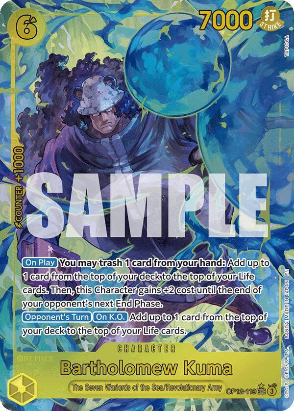 Bartholomew Kuma - Alternate Art - Foil (Legacy of the Master)(OP12-119)(SEC)