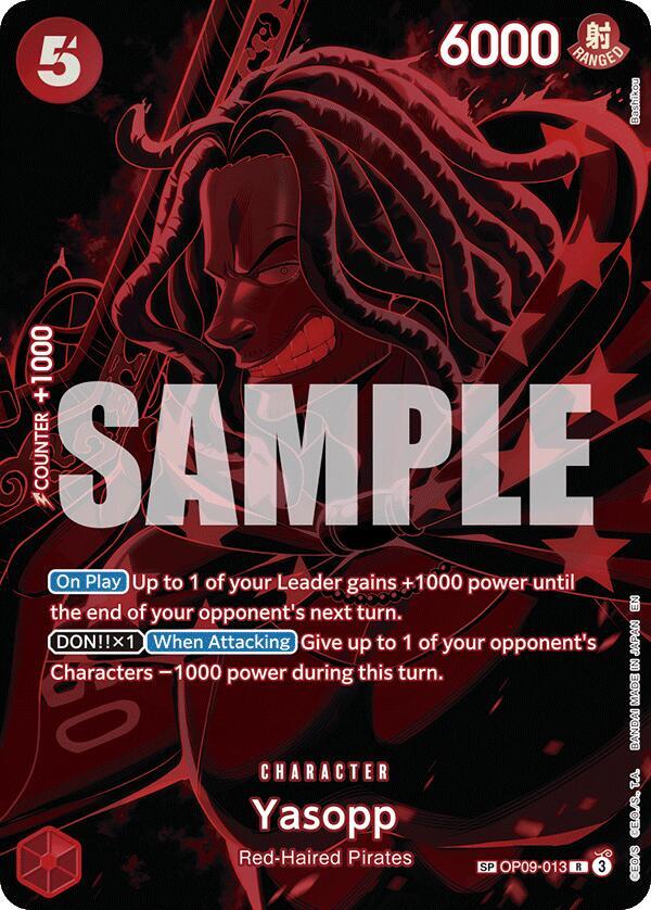 Yasopp (SP) - Foil (Legacy of the Master)(OP09-013)(R)
