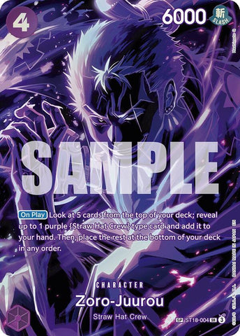 Zoro-Juurou (SP) - Foil (Legacy of the Master)(ST18-004)(SR)