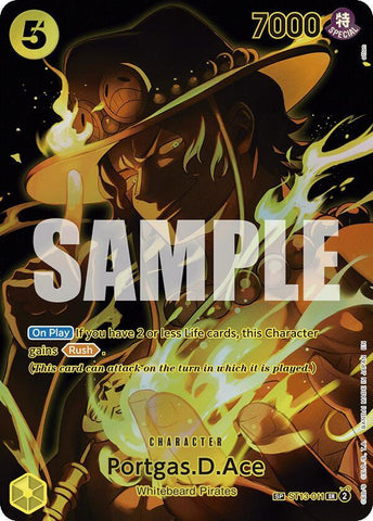 Portgas.D.Ace (SP) - Foil (Legacy of the Master)(ST13-011)(SR)