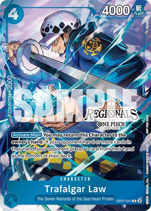 Trafalgar Law [Offline Regional Participation Pack 2025 Vol.2] [Foil] (One Piece Promotion Cards)(OP07-047)(R)