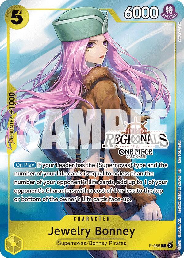 Jewelry Bonney [Offline Regional Participation Pack 2025 Vol.2] [Foil] (One Piece Promotion Cards)(P-085)(PR)