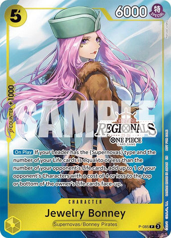 Jewelry Bonney [Offline Regional Participation Pack 2025 Vol.2] [Foil] (One Piece Promotion Cards)(P-085)(PR)