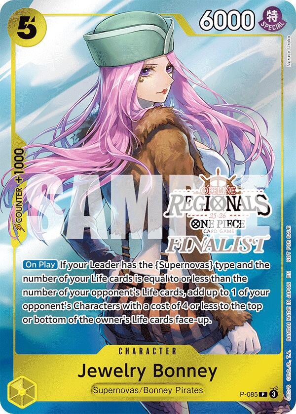 Jewelry Bonney [Offline Regional Finalist Card Set 2025 Vol.2] [Foil] (One Piece Promotion Cards)(P-085)(PR)