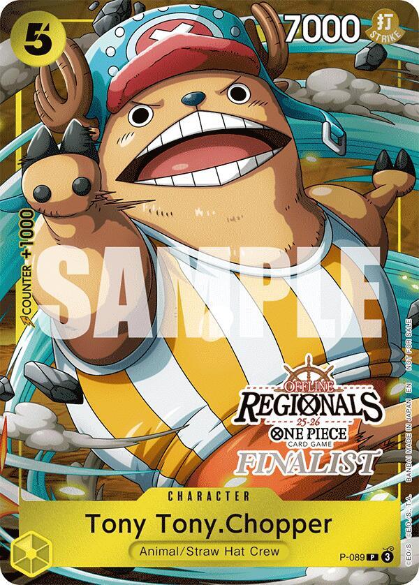 Tony Tony.Chopper [Offline Regional Finalist Card Set 2025 Vol.2] [Foil] (One Piece Promotion Cards)(P-089)(PR)