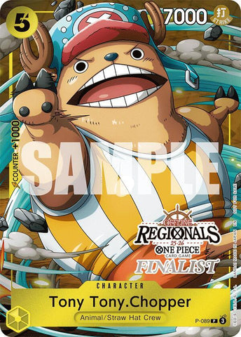 Tony Tony.Chopper [Offline Regional Finalist Card Set 2025 Vol.2] [Foil] (One Piece Promotion Cards)(P-089)(PR)