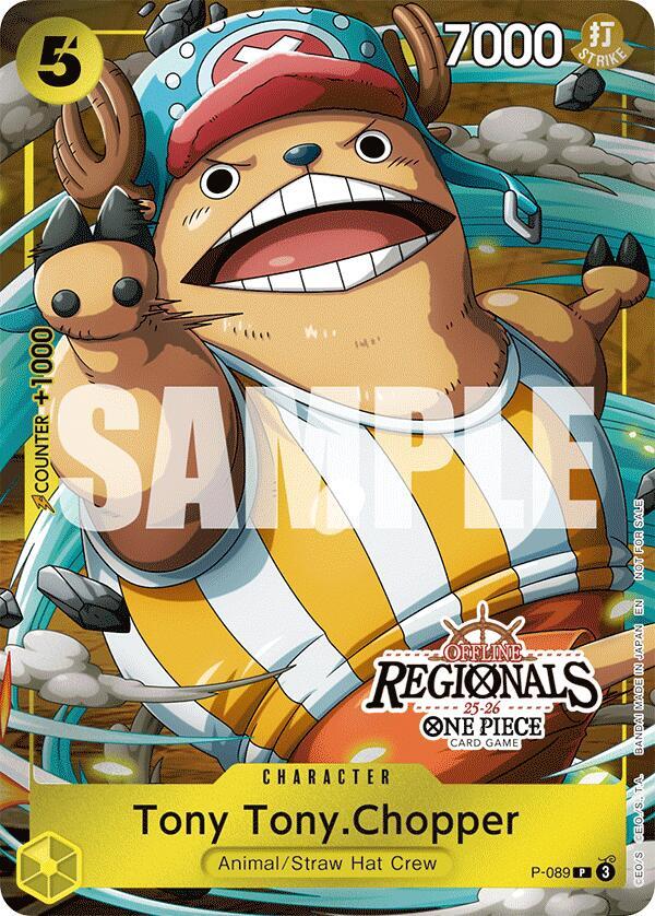 Tony Tony.Chopper [Offline Regional Participation Pack 2025 Vol.2] [Foil] (One Piece Promotion Cards)(P-089)(PR)