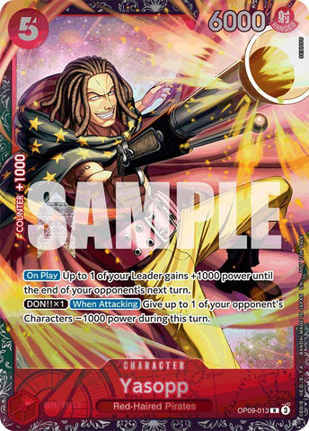 Yasopp [Championship 25-26 Offline Regionals Season 2] [Foil] (One Piece Promotion Cards)(OP09-013)(R)