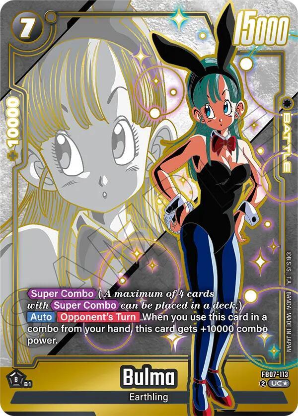 Bulma [113] [Alternate Art] [Foil] (FB07-113)(UC)