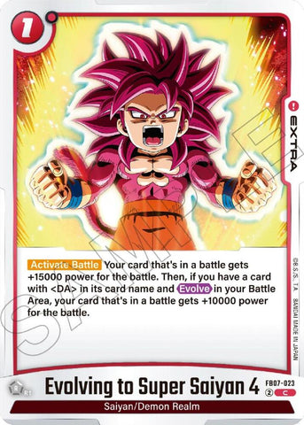 Evolving to Super Saiyan 4 (FB07-023)(C)