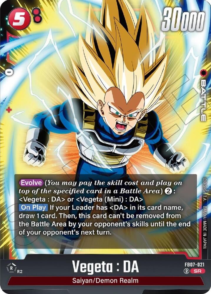 Vegeta : DA [021] [Foil] (FB07-021)(SR)