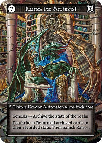 Kairos the Archivist (Foil) [Dragonlord]