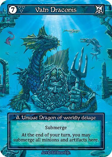 Vatn Draconis - Foil (Dragonlord)(UN)