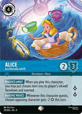 Alice - Accidentally Adrift (Epic) - Holofoil (Fabled)(9-217/204)(EP)
