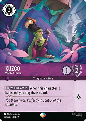 Kuzco - Wanted Llama (Epic) - Holofoil (Fabled)(9-209/204)(EP)