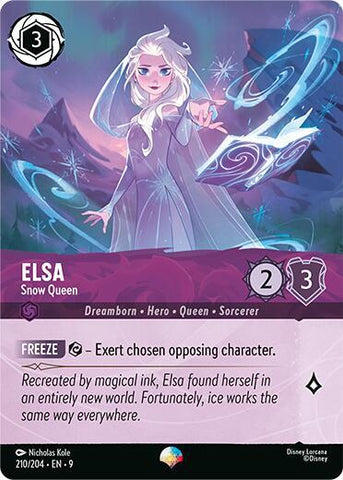 Elsa - Snow Queen (Epic) - Holofoil (Fabled)(9-210/204)(EP)
