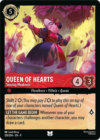 Queen of Hearts - Sensing Weakness (Fabled)(9-120/204)(U)