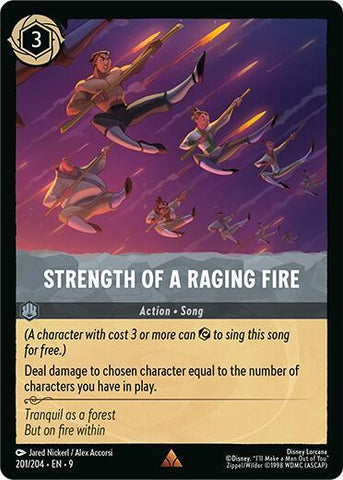 Strength of a Raging Fire (Fabled)(9-201/204)(R)