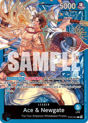 Ace & Newgate - Foil (Starter Deck 22: Ace & Newgate)(ST22-001)(L)