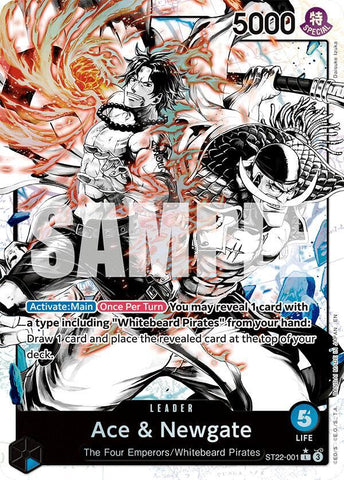 Ace & Newgate (Parallel) - Foil (Starter Deck 22: Ace & Newgate)(ST22-001)(L)