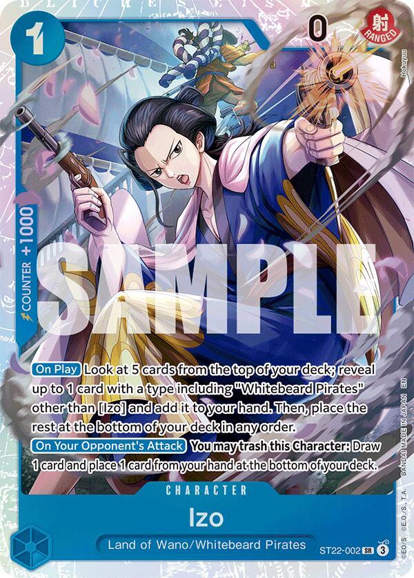 Izo - Foil (Starter Deck 22: Ace & Newgate)(ST22-002)(SR)