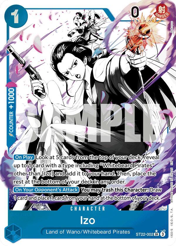 Izo (Parallel) - Foil (Starter Deck 22: Ace & Newgate)(ST22-002)(SR)