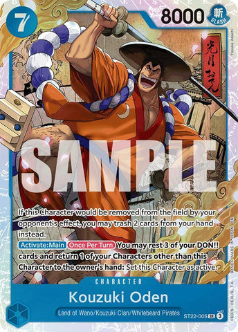 Kouzuki Oden - Foil (Starter Deck 22: Ace & Newgate)(ST22-005)(SR)