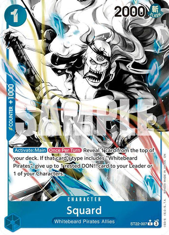 Squard (Parallel) - Foil (Starter Deck 22: Ace & Newgate)(ST22-007)(C)