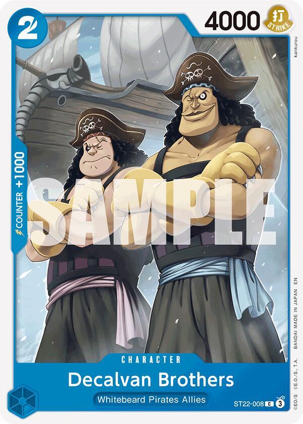 Decalvan Brothers (Starter Deck 22: Ace & Newgate)(ST22-008)(C)