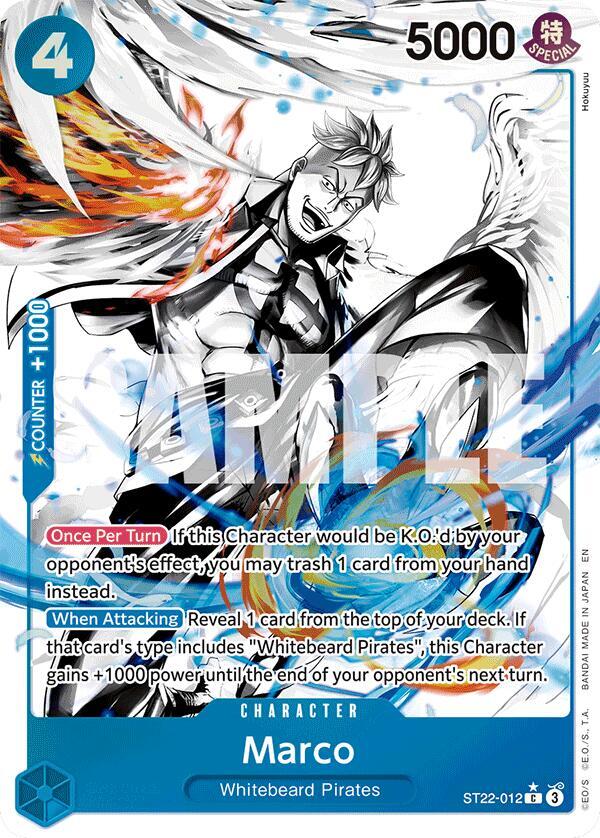 Marco (Parallel) - Foil (Starter Deck 22: Ace & Newgate)(ST22-012)(C)
