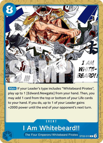 I Am Whitebeard!! (Starter Deck 22: Ace & Newgate)(ST22-015)(C)
