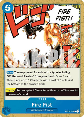 Fire Fist (Starter Deck 22: Ace & Newgate)(ST22-017)(C)