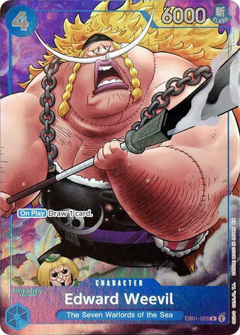 Edward Weevil [Seven Warlords of the Sea Binder Set] [Foil] (One Piece Promotion Cards)(EB01-023)(R)