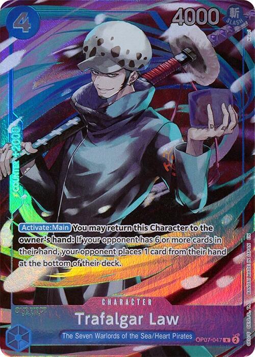 Trafalgar Law [Seven Warlords of the Sea Binder Set] [Foil] (One Piece Promotion Cards)(OP07-047)(R)