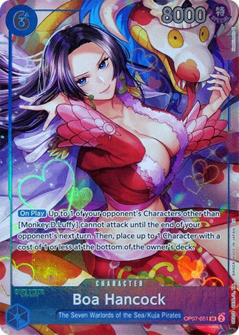 Boa Hancock [Seven Warlords of the Sea Binder Set] [Foil] (One Piece Promotion Cards)(OP07-051)(SR)
