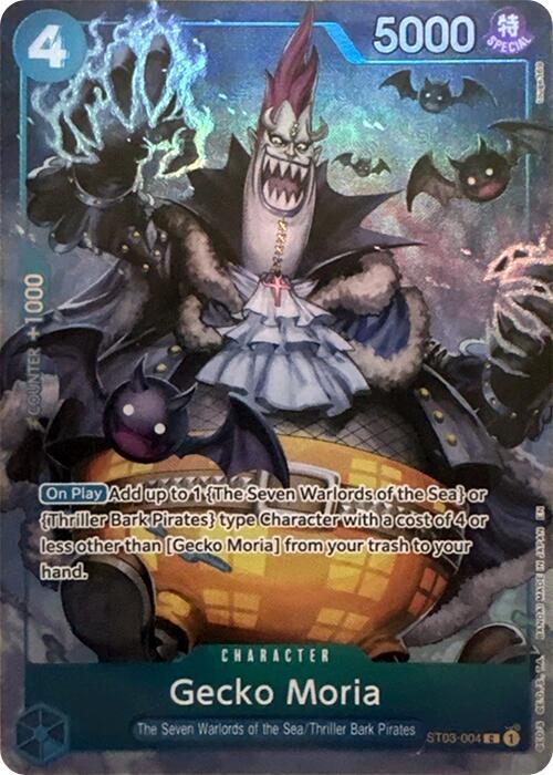 Gecko Moria [Seven Warlords of the Sea Binder Set] [Foil] (One Piece Promotion Cards)(ST03-004)(C)