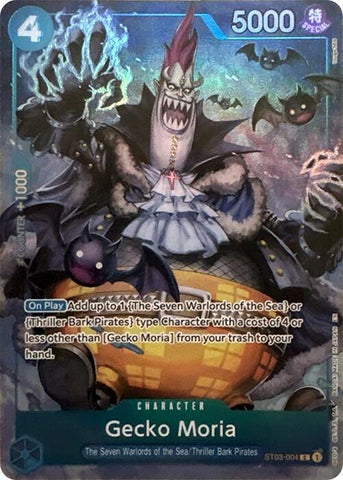 Gecko Moria [Seven Warlords of the Sea Binder Set] [Foil] (One Piece Promotion Cards)(ST03-004)(C)