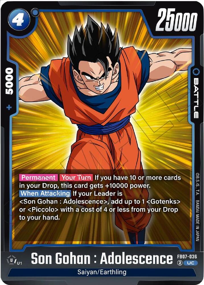 Son Gohan : Adolescence (FB07-036)(UC)